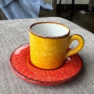 Pascal Ravello espresso cup and saucer